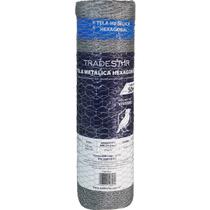 Tela Viveiro Hexagonal 0,6 x 50 M BWG26 Tradestar Tela Viveiro Hexagonal 0,6 x 50 M BWG26 Tradestar