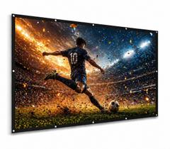 Telão De Projeção 120 Polegadas Tela Lona Retroprojetores