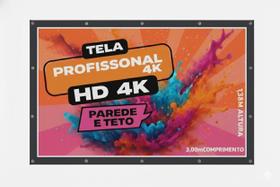 Telão De Projeção, 200 Polegadas Tela Lona Dobravel Projetor Telão De Projeção, 200 Polegadas Tela Lona Dobravel Projetor
