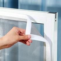 Telas de porta e janela à prova de mosquitos de verão, disponíveis em vários tamanhos (branco)