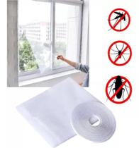 Telas Mosquiteiro Anti Inseto Kit 2 Unidades para Janela Ajustável 1,50x1,80 metros - Top Útil