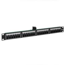 Telco Patch Panel ICC Voice 6P2C 24 portas para montagem em rack