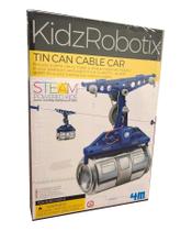 Teleférico STEM Toy 4M Tin Can Cable Car DIY Engenharia Mecânica