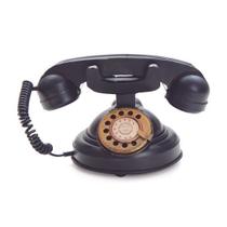 Telefone Antigo Decorativo Preto (Vintage) - 1 Unidade