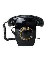 Telefone Antigo Preto Vintage Parede Decoração