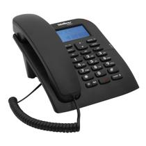 Telefone Aparelho Fixo Linha de Mesa Telefônico Intelbras Com Identificador de Chamadas Bina