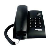 Telefone c/ fio pleno preto intelbras