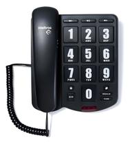 Telefone C/fio Tok Facil Preto Intelbras Telefone C/fio Tok Facil Preto Intelbras