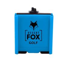 Telefone Caddy DESERT FOX GOLF Blue ajustável para carrinho de golfe Telefone Caddy DESERT FOX GOLF Blue ajustável para carrinho de golfe