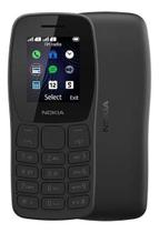 Telefone Celular Do Idoso Vovó Vovô Simples Nokia 105 2 Chips Entrada Fone Ouvido Rádio Fm Lanterna