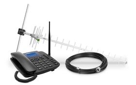Telefone celular fixo Intelbras CFA6041 com antena
