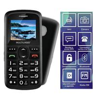 Telefone Celular Fixo Vita 3g Do Idoso + Base Botão Sos Fácil Uso P9091 - MULTILASER