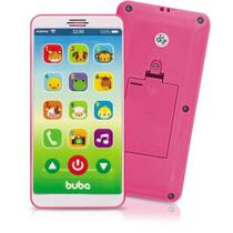 Telefone Celular Infantil Musical Baby Phone Rosa