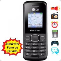 Telefone Celular LG Antigo Simples Para Idosos E Rural, Dual