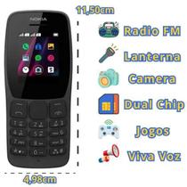 Telefone Celular Nokia 110 Idoso Barato Dual Chip Rádio FM Melhor Idade