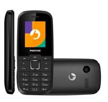 Telefone Celular P/ Idoso Dual Sim Preto P26 - Envio Imediato - POSITIVO P26