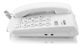 Telefone com Fio de Mesa TCF2000 Elgin Branco