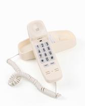 Telefone com fio de parede MCHEETA, botões grandes e volume alto