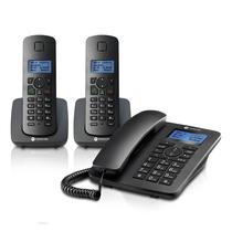 Telefone com fio e sem fio Motorola Voice C42 C4202 com atendimento