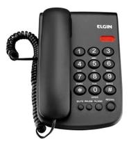 TELEFONE COM FIO ELGIN STAR OFFICE Preto