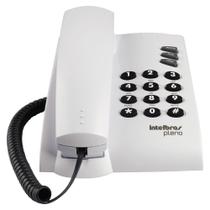 Telefone com Fio Intelbras Pleno com Chave Cinza Artico