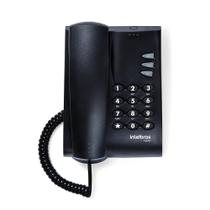 Telefone com Fio Intelbras Pleno Preto