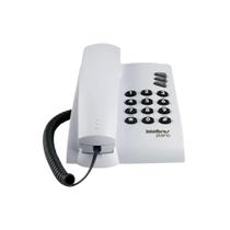Telefone com Fio Intelbras Pleno S Chave Cinza Ártico Mesa/Parede, 3 volumes de campainha, Flash/Redial/Mudo