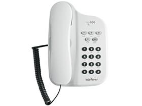 Telefone Com Fio Intelbras TC 500 - Chave Bloq. Branco
