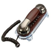 Telefone com fio montado na parede Wokex Antique Retro Style