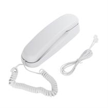 Telefone com fio OFCN OF-990 Slimline para montagem na parede branco Telefone com fio OFCN OF-990 Slimline para montagem na parede branco