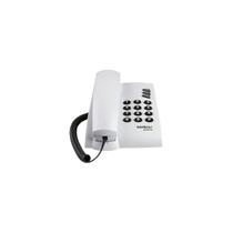 Telefone com fio pleno cinza artico com chave intelbras