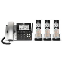 Telefone com fio/sem fio AT&T CL84307 Dect 6.0 com bloqueador de chamadas inteligente