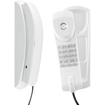 Telefone com Fio TC20 Cor Branco Ártico - Teclado luminoso, cabo de longo alcançe, uso em mesa ou parede.