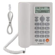 Telefone com fio Yoidesu Caller ID branco