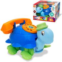 Telefone de Brinquedo Baby Land Teltaluga Educativo Bebê 24 meses+ Cardoso Toys