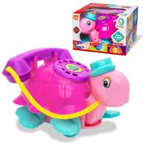 Telefone de Brinquedo Baby Land Teltaluga Educativo Bebê 24 meses+ Cardoso Toys