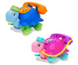 Telefone de Brinquedo Baby Land Teltaluga Educativo Bebê 24 meses+ Cardoso Toys