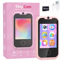 Telefone de Brinquedo Inteligente Eltrynic Kids com Câmera Dupla (3 a 7 anos) - Rosa Telefone de Brinquedo Inteligente Eltrynic Kids com Câmera Dupla (3 a 7 anos) - Rosa