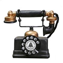 Telefone De Mesa Antigo Vintage: Modelo Artesanal Exquisito Para Decoração De Casa E Bar, Presente Telefone De Mesa Antigo Vintage: Modelo Artesanal Exquisito Para Decoração De Casa E Bar, Presente