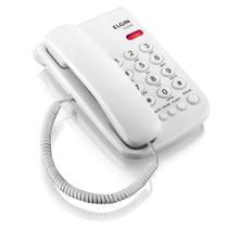 Telefone De Mesa Com Fio Branco Elgin Para Escritório Sala Homologação: 149822010251