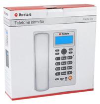 Telefone De Mesa Com Fio Identificador de Chamadas Capta Sta Ibratele