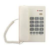 Telefone De Mesa Fixo Branco Para Escritório Ibratele