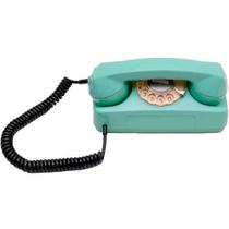 Telefone De Mesa Tijolinho Antigo Vintage Verde 70's