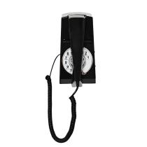Telefone de parede com fio Artisam vintage, discagem rotativa e rediscagem Telefone de parede com fio Artisam vintage, discagem rotativa e rediscagem