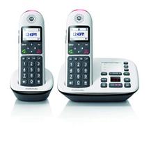 Telefone Digital Sem Fio Motorola CD5012 com Secretária Eletrônica (2 Aparelhos)