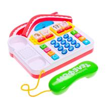 Telefone Divertido Casa 4 Funções Com Luz E Som - Dm Toys Telefone Divertido Casa 4 Funções Com Luz E Som - Dm Toys
