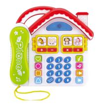 Telefone Divertido Casa c/ Luz e Som - DM Toys