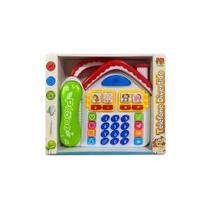 Telefone Divertido Casa Luz Som e Música Brinquedo Dm Toys