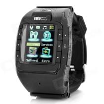 Telefone e Relógio N388 GSM com Câmera - Preto