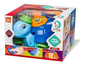 Telefone Educativo - Baby Land Teltaluga com Rodinhas Azul